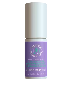 Luxurious body oil nourishes & hydrates for a soothing massage